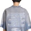 Cheap Balenciaga Letter Print Oversized Blue T-Shirt Unisex Crewneck Tee. 764235TQVE84108