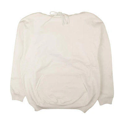 Balenciaga Letter Print Oversized Hoodie in White 528351TAV379000