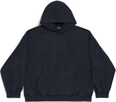 Balenciaga Letter Print Oversized Hoodie Unisex Black. 767877TPVU51569 Balenciaga Letter Print Oversized Hoodie Unisex Black. 767877TPVU51569