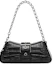 Buy Balenciaga Lindsay Bolso Hombro Pequeño Estampado Cocodrilo Negro