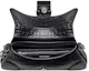 Lookbook Balenciaga Lindsay Bolso Hombro Pequeño Estampado Cocodrilo Negro