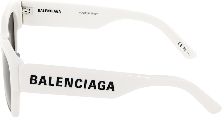 Balenciaga 角度徽標白色太陽眼鏡 情侶款式 男女通用 BB0262SA-003 Shop Balenciaga 角度徽標白色太陽眼鏡 情侶款式 男女通用 BB0262SA-003