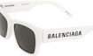 Details for Balenciaga 角度徽標白色太陽眼鏡 情侶款式 男女通用 BB0262SA-003