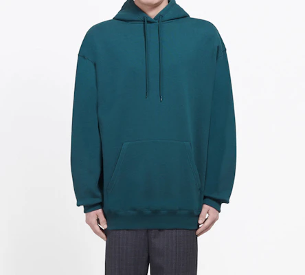 Balenciaga Logo Back Print Green Hoodie Relaxed Fit 570811THV793230 Purchase Balenciaga Logo Back Print Green Hoodie Relaxed Fit 570811THV793230