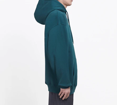 Balenciaga Logo Back Print Green Hoodie Relaxed Fit 570811THV793230 Details for Balenciaga Logo Back Print Green Hoodie Relaxed Fit 570811THV793230