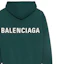 Cheap Balenciaga Logo Back Print Green Hoodie Relaxed Fit 570811THV793230