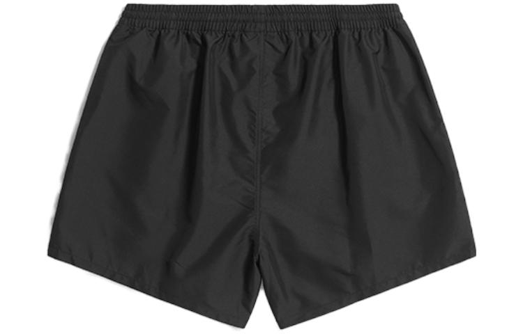 Lookbook Balenciaga Logo Black Straight Fit Casual Shorts  Regular Fit. 7040384C3B91080