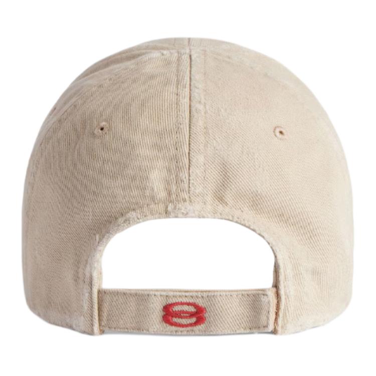 Shop Topi Besbol Balenciaga Logo Beige Lelaki Kapas Poliester. 808790410B22874