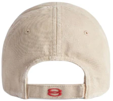 Shop Balenciaga Logo Cap Beige Men Cotton Polyester Baseball Hat. 808790410B22874