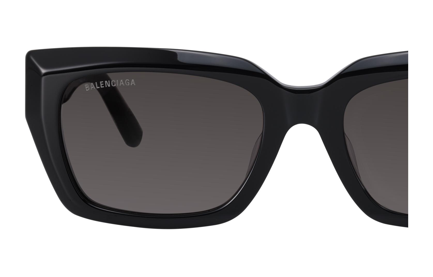 Purchase バレンシアガ ロゴ クラシック スクエア サングラス ユニセックス おしゃれフレーム 度付き対応 BB0272SA001