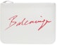 Buy Balenciaga Logo Clutch White
