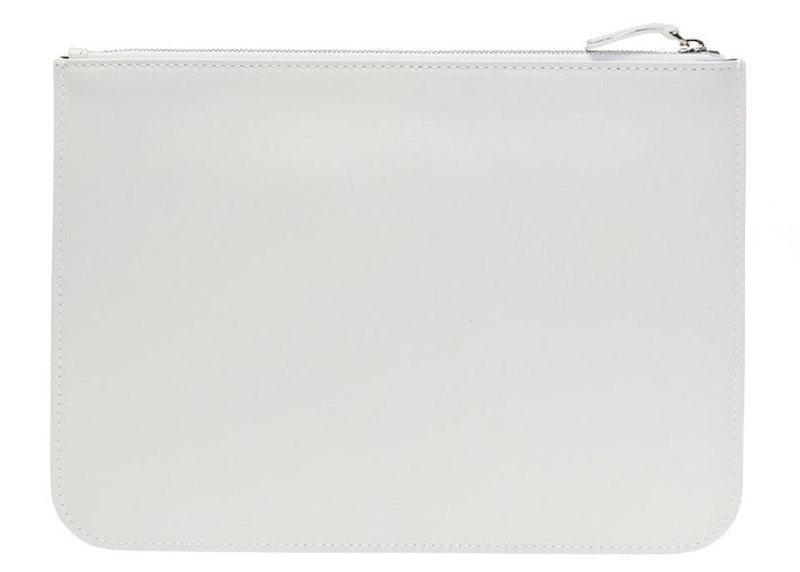 Order Balenciaga Logo Clutch White