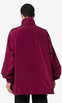 Balenciaga Jaket Track Pria Logo Colorblock Warna Merah Tua - Fit Santai 534317TYD365061 Shop Balenciaga Jaket Track Pria Logo Colorblock Warna Merah Tua - Fit Santai 534317TYD365061