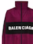Details for Balenciaga Jaket Track Pria Logo Colorblock Warna Merah Tua - Fit Santai 534317TYD365061