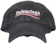 Buy Balenciaga Logo Cotton Baseball Cap Black 766861410B21077
