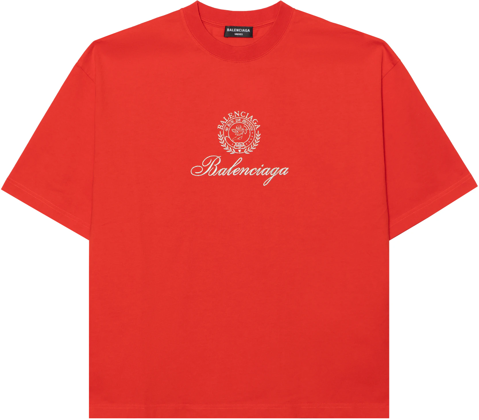 balenciaga-logo-crewneck-short-sleeve-tee-fw-22-red-oversized-fit-shirt-612966-tmvl-46971