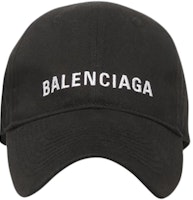 Balenciaga Logo Design Black Cotton Cap Unisex Adjustable Fashion Hat. 782787 410B2 1077 Balenciaga Logo Design Black Cotton Cap Unisex Adjustable Fashion Hat. 782787 410B2 1077