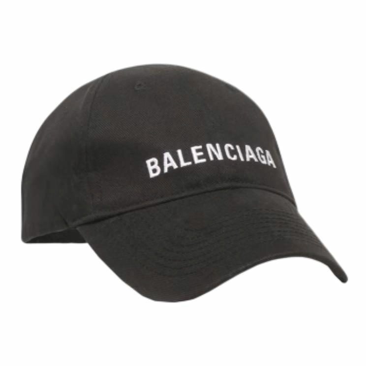 Lookbook Topi Balenciaga Logo Hitam Kapas Unisex Boleh Laras Fesyen. 782787 410B2 1077