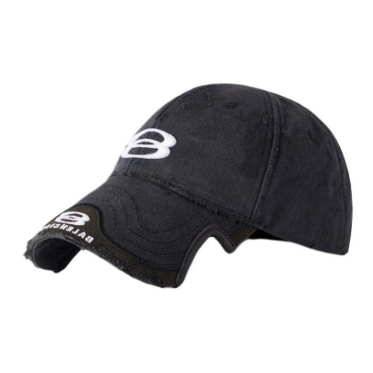 Order Topi Hitam Unisex Balenciaga Logo Design Kapas Gaya Pasangan. 808790410B21078
