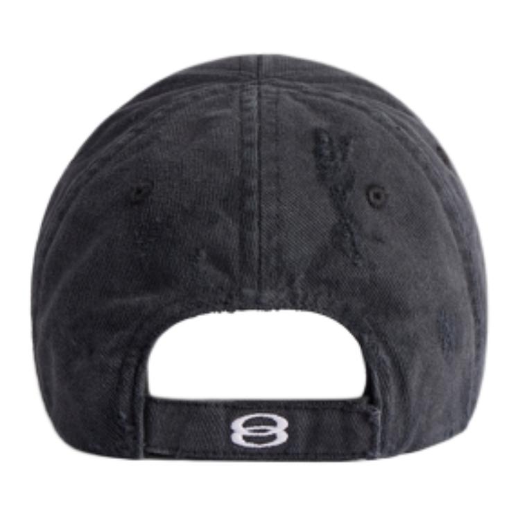 Shop Topi Hitam Unisex Balenciaga Logo Design Kapas Gaya Pasangan. 808790410B21078