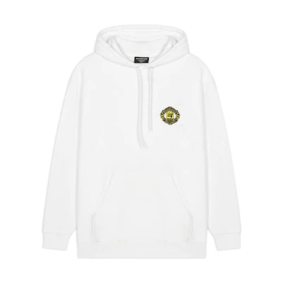 Balenciaga Logo Drawstring Hoodie White - 600583TLV609000