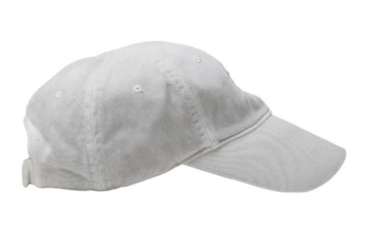 Lookbook Topi Besbol Kapas Balenciaga Logo Sulam Kelabu Putih. 704105415B39100