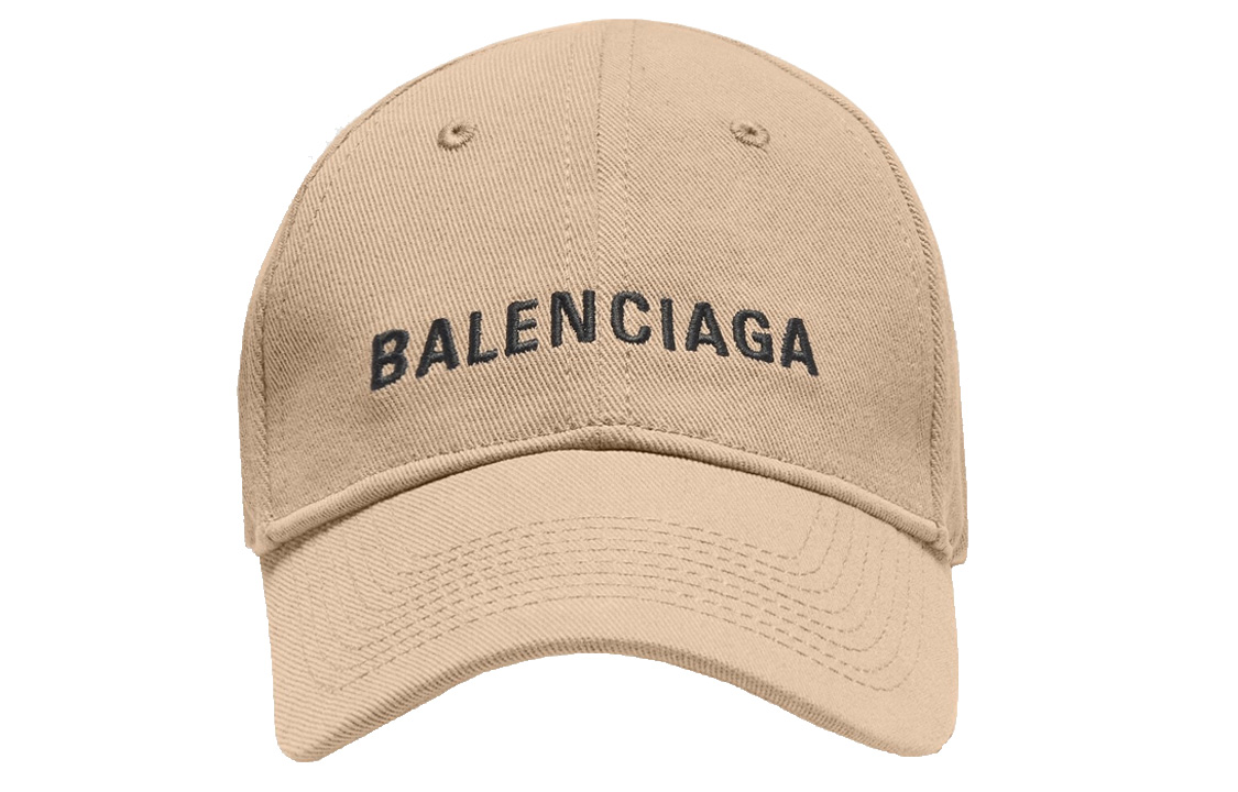 Order Balenciaga Logo Embroidered Cotton Baseball Cap Unisex Fashion 590758-410B2-9760
