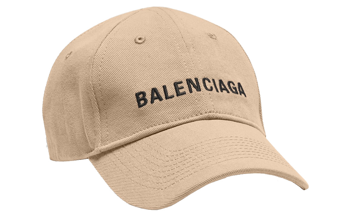 Lookbook Balenciaga Logo Embroidered Cotton Baseball Cap Unisex Fashion 590758-410B2-9760