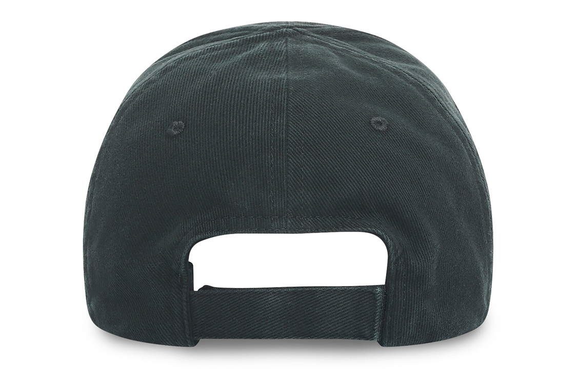 Shop Gorra de béisbol unisex Balenciaga logo bordado algodón twill. 703931410B21080