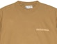 Sizing Balenciaga Logo Embroidered Crewneck Oversized Brown T-Shirt for Men. 675016TLVB30950