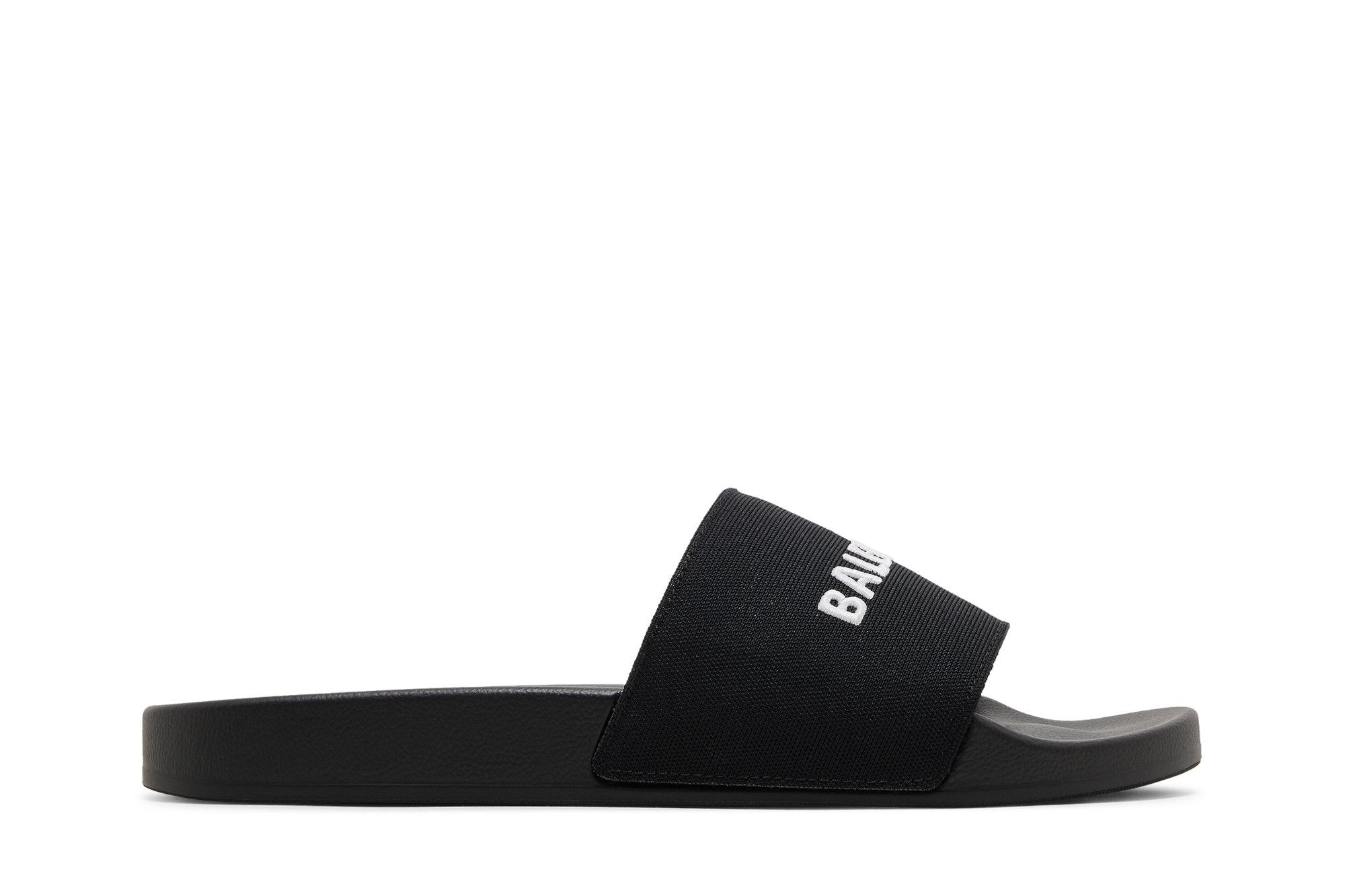 Buy Balenciaga Sandal Kolam Bordir Logo 'Hitam Putih' 695557-W1S9C-1090
