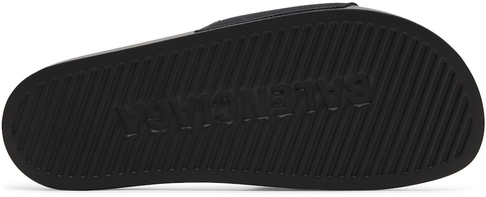 Balenciaga Sandal Kolam Bordir Logo 'Hitam Putih' 695557-W1S9C-1090 Shop Balenciaga Sandal Kolam Bordir Logo 'Hitam Putih' 695557-W1S9C-1090