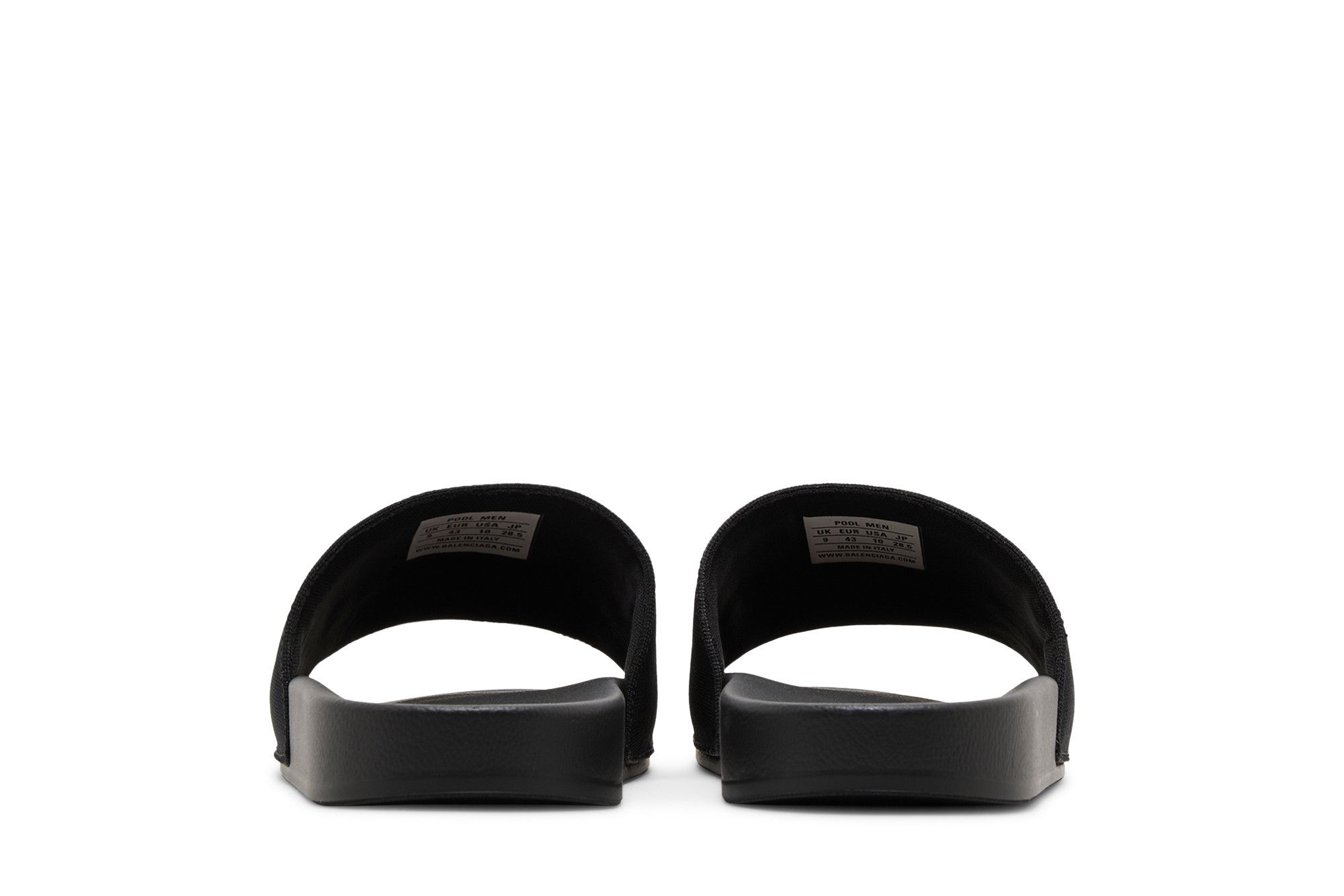 Details for Balenciaga Sandal Kolam Bordir Logo 'Hitam Putih' 695557-W1S9C-1090