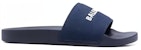 Selipar Kolam Balenciaga Logo Sulaman 'Navy' 695557-W1S9C-4590