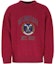 Order Balenciaga Logo Embroidered Red Crewneck Pullover Sweater 675267T32176164