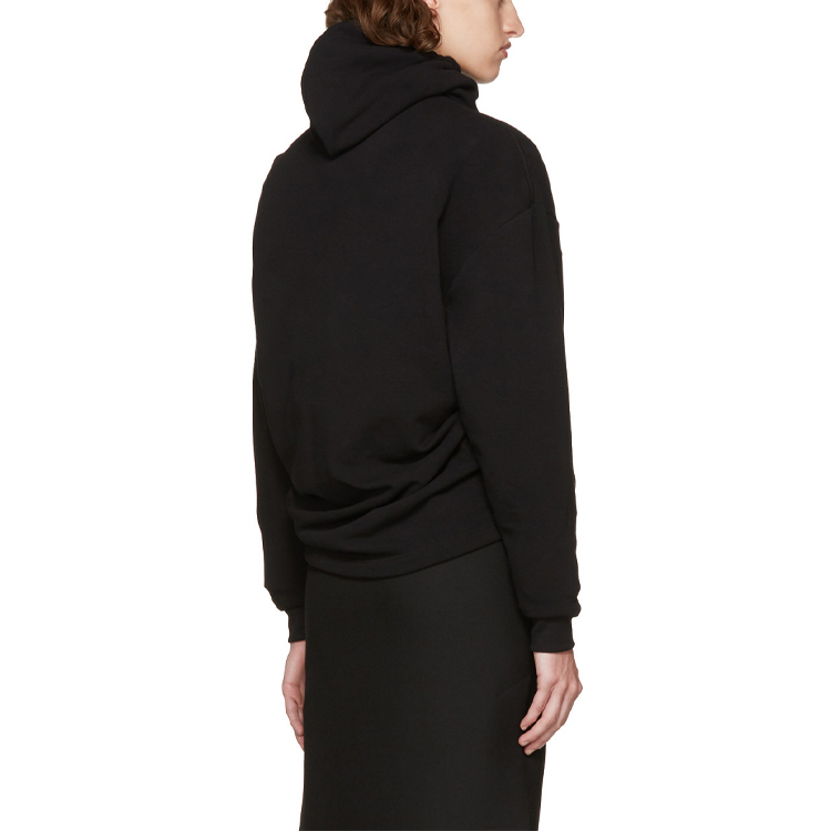 Balenciaga Logo Embroidery Hoodie Black Unisex 482217TTK141000 圖 5