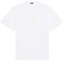 Balenciaga Logo Here Boxy T-Shirt 'White/White' Balenciaga Logo Here Boxy T-Shirt 'White/White'