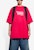 Balenciaga Logo Here Flatground T-Shirt 'Raspberry/White'