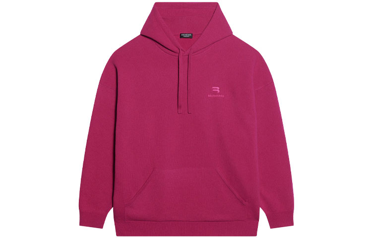 Balenciaga Logo Hoodie Hot Pink 675300T41200551