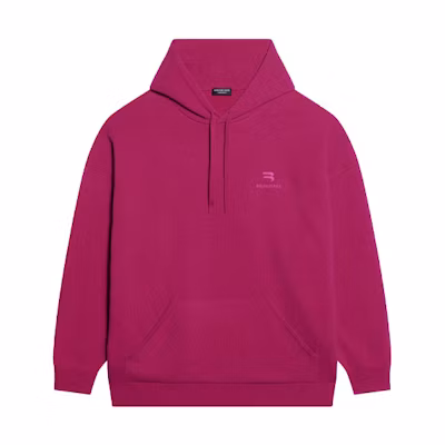 Balenciaga Logo Hoodie Hot Pink 675300T41200551