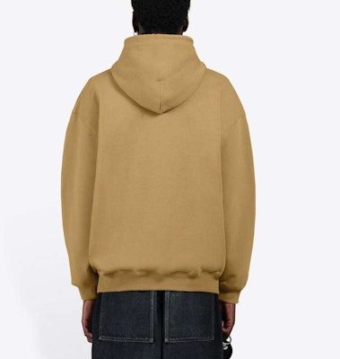 Balenciaga 標誌連帽衫 男女通用 寬鬆版型 卡其色 570811TIV519605 Purchase Balenciaga 標誌連帽衫 男女通用 寬鬆版型 卡其色 570811TIV519605