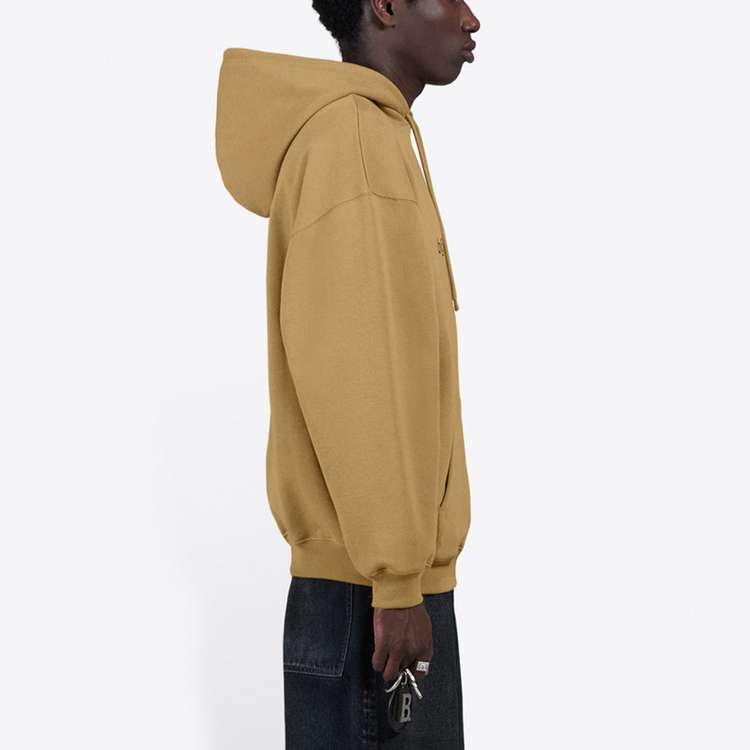 Details for Balenciaga 標誌連帽衫 男女通用 寬鬆版型 卡其色 570811TIV519605