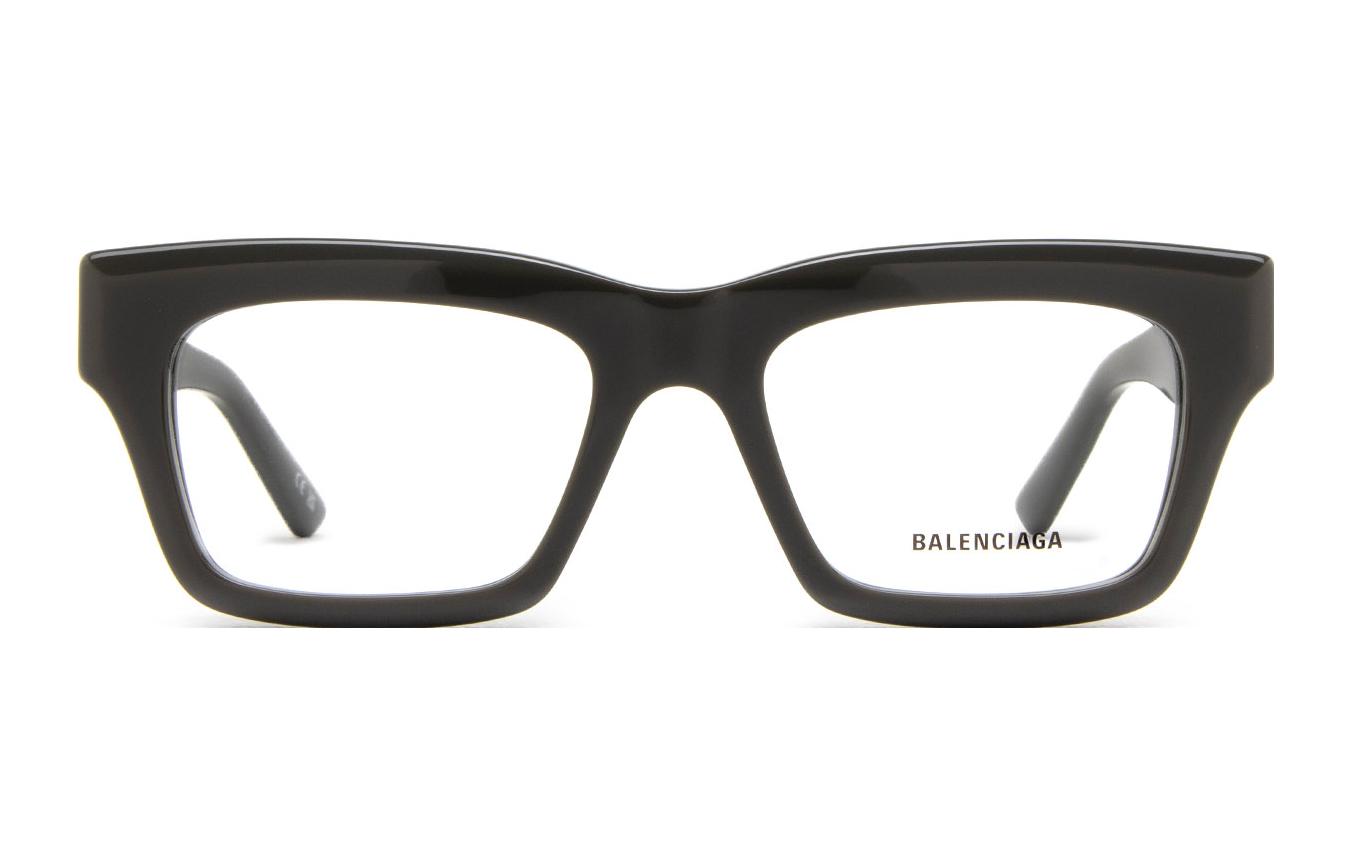 Lookbook 巴黎世家Logo不规则太阳镜醋酸黑色男女情侣款 BB0240O003