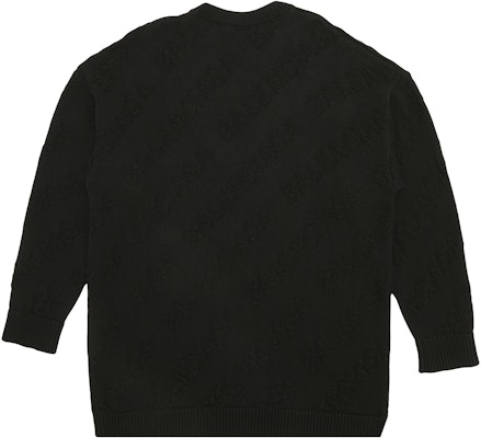 Balenciaga Logo Jacquard Sweater 'Black' Order Balenciaga Logo Jacquard Sweater 'Black'