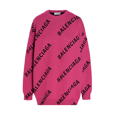 Balenciaga Logo Jacquard Sweater