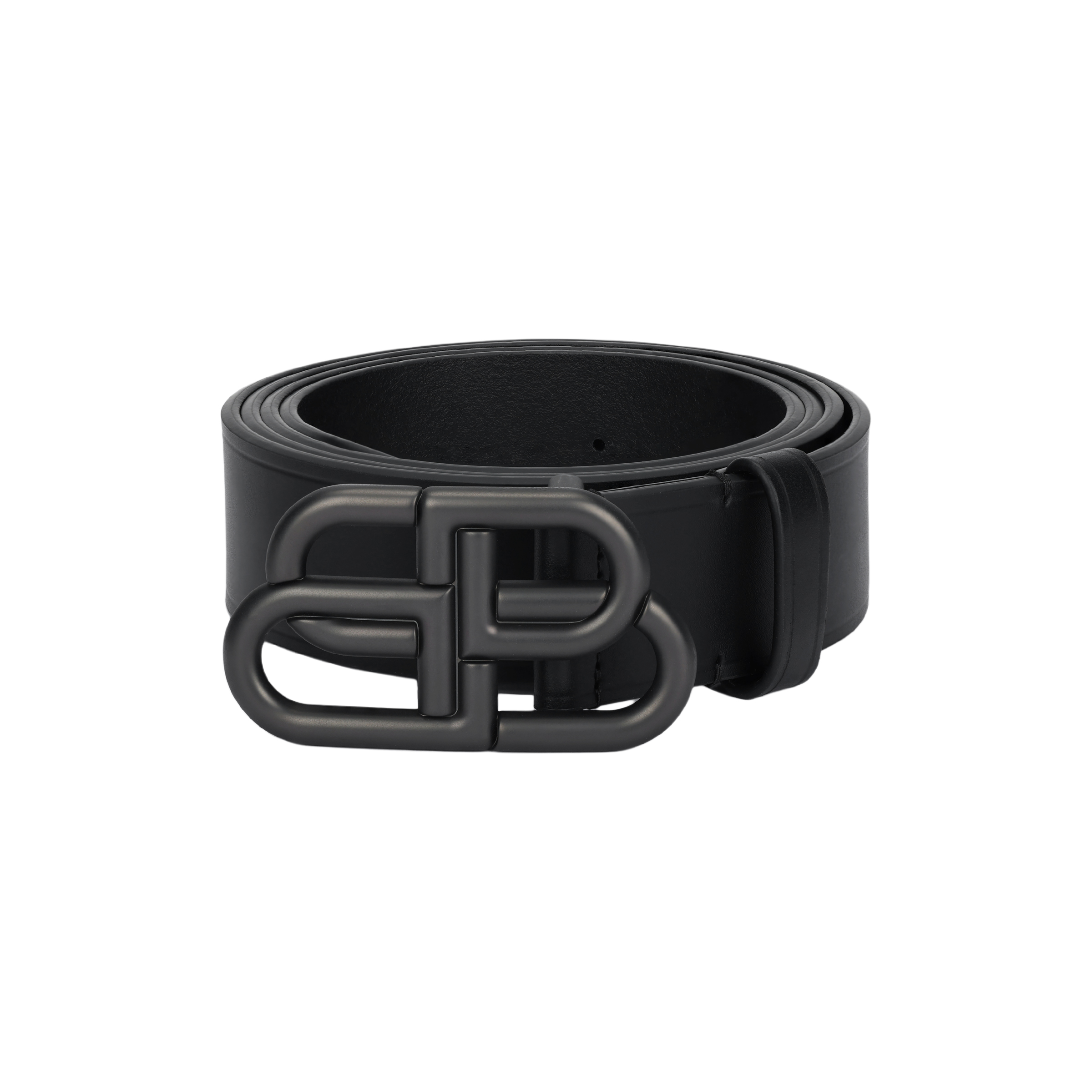 Balenciaga Logo Leather Belt for Men 3.5CM 57037018O151000