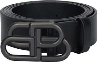 Balenciaga Logo Leather Belt for Men 3.5CM 57037018O151000 Balenciaga Logo Leather Belt for Men 3.5CM 57037018O151000