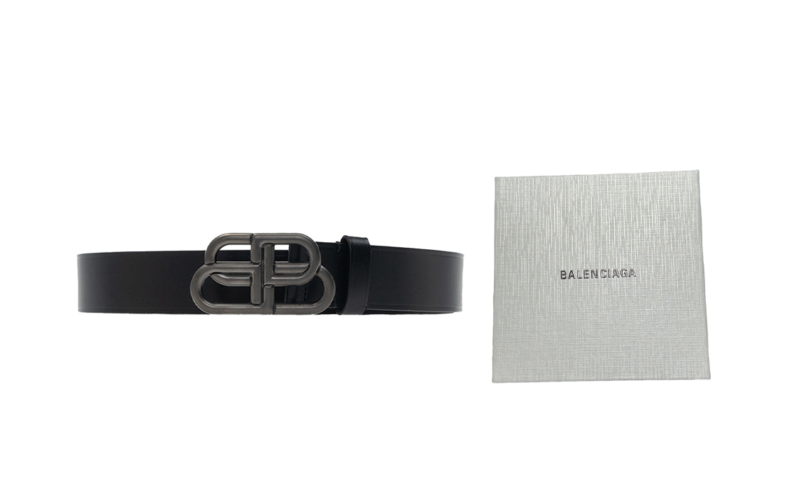 Order 巴黎世家男士3.5CM徽标皮带 57037018O151000