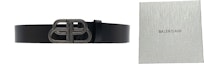 Order 巴黎世家男士3.5CM徽标皮带 57037018O151000