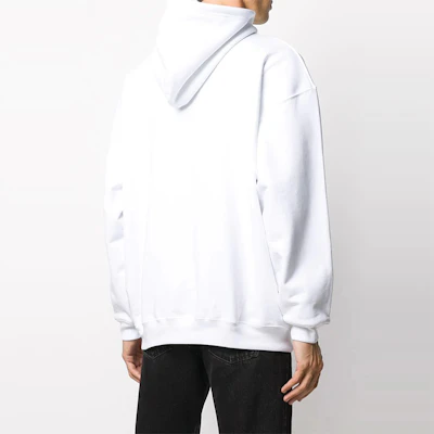 Sudadera Balenciaga Blanca con Logo y Letras Estampadas de Ajuste Holgado. 570811TIV559040 Purchase Sudadera Balenciaga Blanca con Logo y Letras Estampadas de Ajuste Holgado. 570811TIV559040